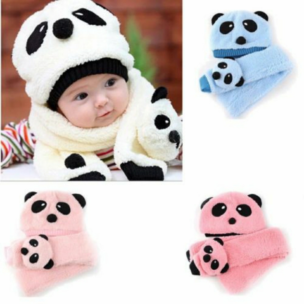NEW IN PACKAGE BLUE HAT & SCARF TODDLERS